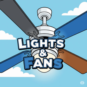 lights and fans